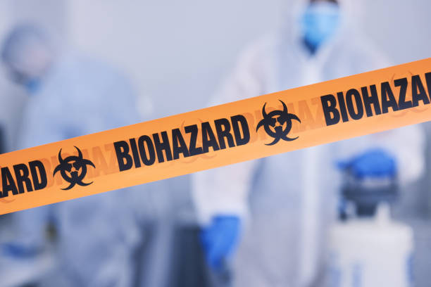 Professional Blood Cleanup technician working in Parker, WA